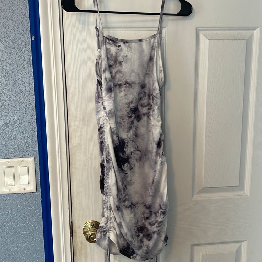 never worn tie-dye dress